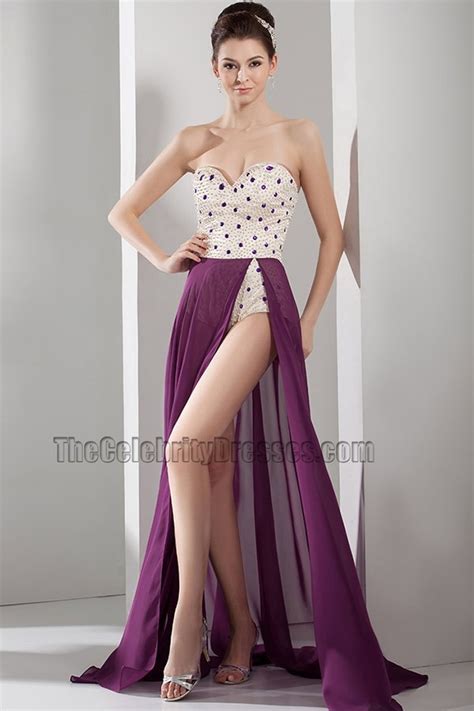 Sexy Strapless Sweetheart Prom Gown Evening Dress With Beading Thecelebritydresses