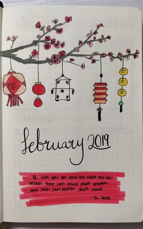 February Bujo Setup Bullet Journal Themes Bujo Bullet Journal