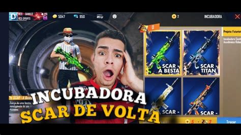 🔴free Fire Ao Vivo🔴 Pegando A Scar LendÁria 🔴 Youtube