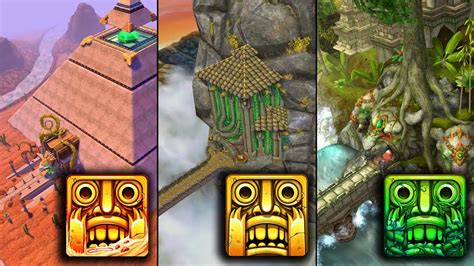 Temple Run 2 Blazing Sands Vs Temple Run 2 Sky Summit Vs Temple Run 2