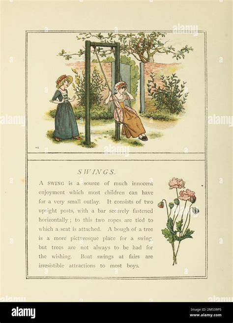 Swings From The Book Kate Greenaway S Book Of Games Illustrated And