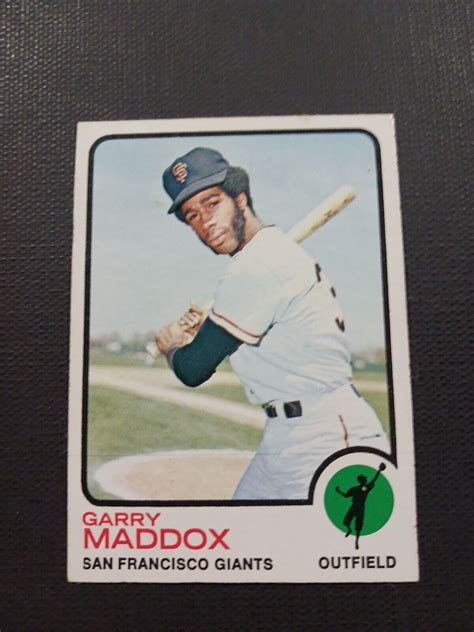 Topps Garry Maddox Rc Set Break San Francisco Giants Vg