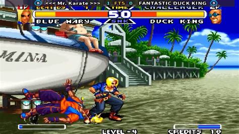 Real Bout Fatal Fury Special Mr Karate Vs Fantastic Duck King Ft