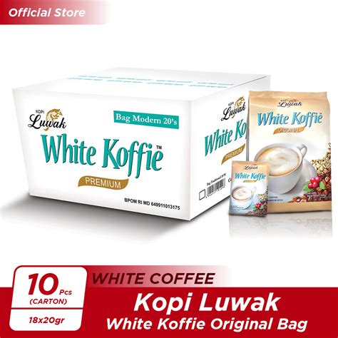 Jual Kopi Luwak White Koffie Original Bag 18x20gr 10 Pcs Carton