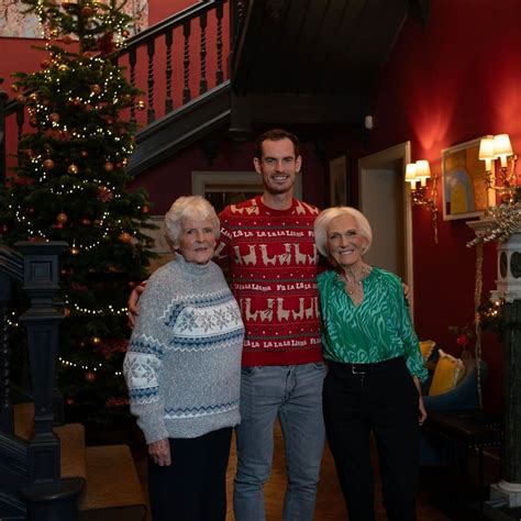 Andy Murray towers over grandmother in rare family photo inside five ...