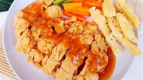 Cara Buat Bistik Ayam Krispi Untuk Si Kecil Ternyata Gak Sulit Lho Moms