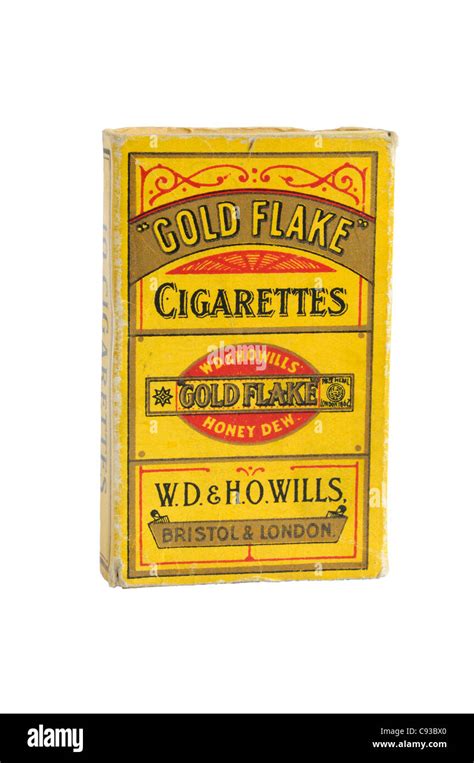 Packet of Gold Flake cigarettes Stock Photo: 40027848 - Alamy