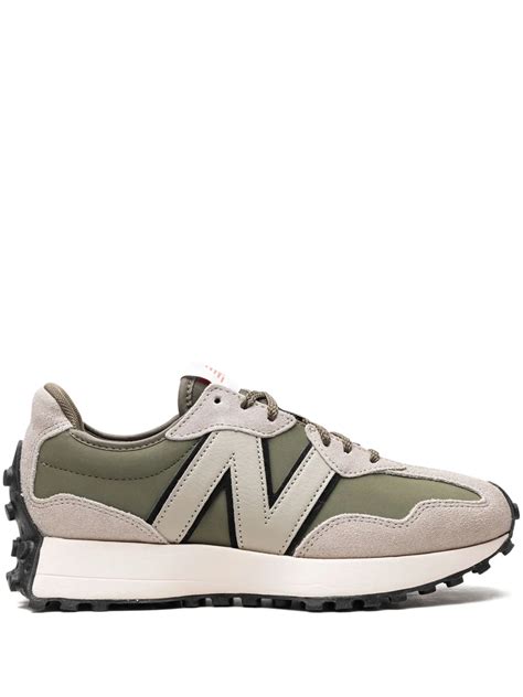 New Balance 327 Green Grey Sneakers In Nude ModeSens