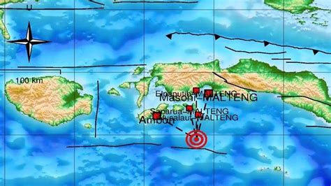 Gempa Tadi Pukul 04 57 Sabtu 25 Desember 2021 Guncang Kekuatan Skala