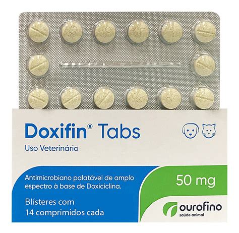 DOXIFIN TABS 50 Mg Ourofino Blister Avulso 14 Comprimidos Nori