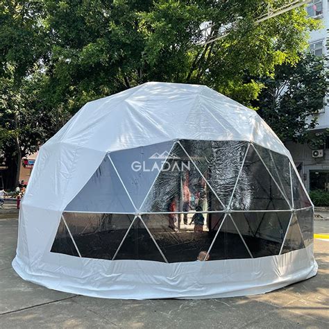 M Geodesic Luxury Waterproof Hotel Glamping Camping Igloo Dome Tent