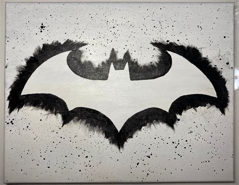 Batman Painting Black And White | ubicaciondepersonas.cdmx.gob.mx