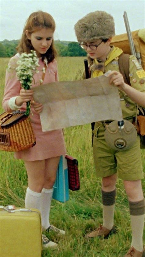 Kara Hayward As Suzy And Jared Gilman As Sam In Moonrise Kingdom 2012 Photos Including