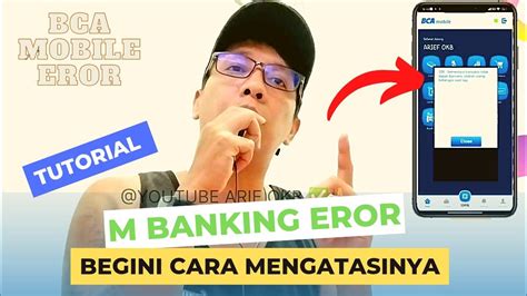 Cara Mengatasi M Banking Bca Eror Transaksi Tidak Dapat Di