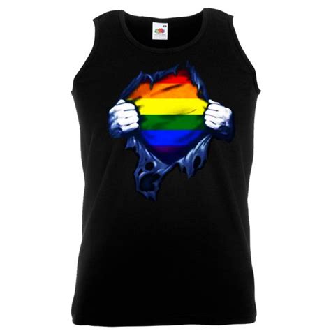 Lgbt Rainbow Reveal Shirt Rip Lgbtq Vest Viper Clothing