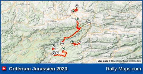 Mapa Harmonogram Profil Elewacji Park Serwisowy Saignelégier