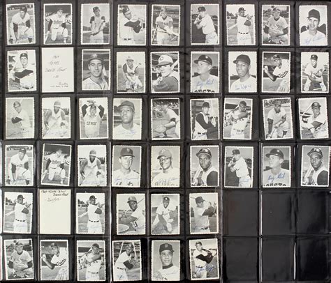 Lot Detail 1969 Topps Deckle Edge Baseball Trading Cards Complete Set