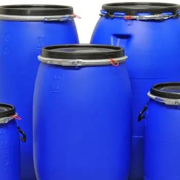 200l Hdpe Blue Open Top Plastic Drum 100 Buy 15 Gallon Plastic Drum