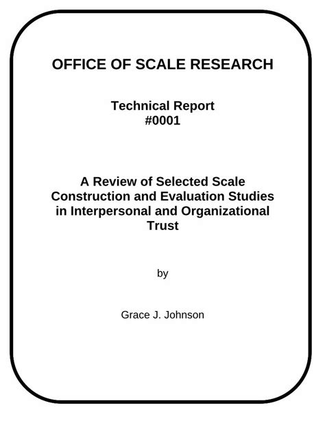 Pdf Office Of Scale Researchstraightforward Development And Initial