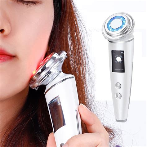 Lcd Rf Radio Frequency Machine Skin Rejuvenation Ems Led Photon Vibration Facial Tighten Face