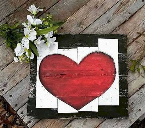 30 Awesome Diy Wood Hearts Ideas Wood Heart Diy Wood Hearts Fun Diys