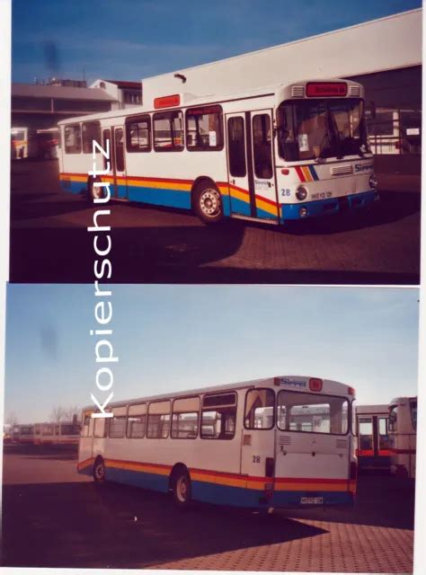 OMNIBUS BUSFOTOS DAIMLER BENZ O 305 Stadtbus Autobus Sippel Hofheim 28