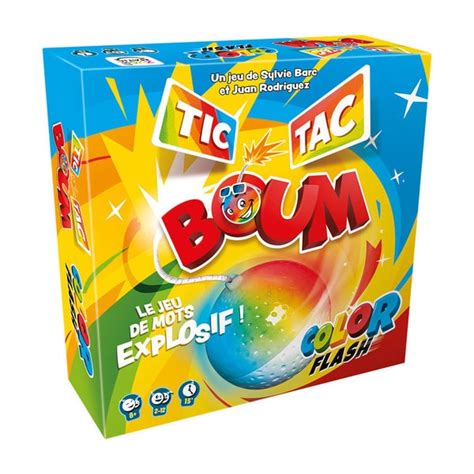 Tic Tac Boum Color Flash Asmodée King Jouet Jeux d ambiance Asmodée