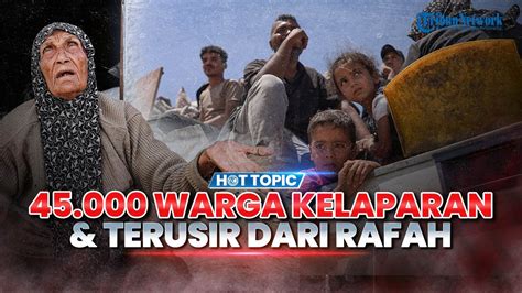 Akibat Ulah Israel Warga Palestina Kelaparan Ketakutan