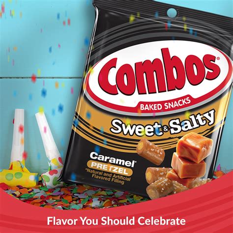 COMBOS Sweet & Salty Caramel Crème Pretzel Baked Snacks 6-Ounce Bag - Buy Online in UAE ...