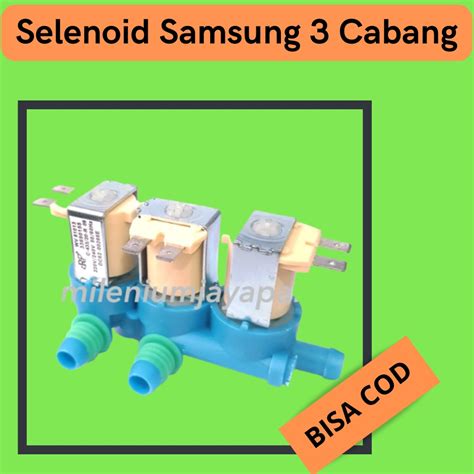 Jual Selenoid Mesin Cuci Tabung Samsung Cabang Lobang Valve Water