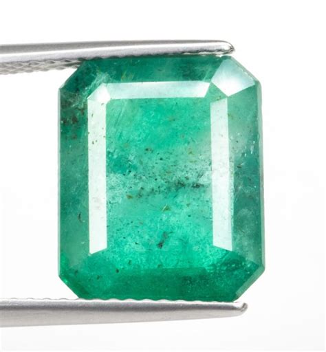 No Reserve Green Zambian Emerald Ct Catawiki