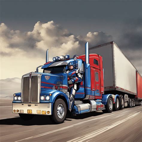 Optimus prime and truck by junior174 on DeviantArt