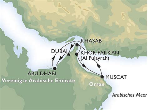 Last Minute Kreuzfahrt 8 Tage V A E Und Oman Inkl Flug Ab 699