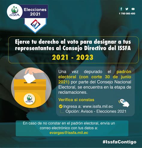 Issfa On Twitter Elecciones Issfa Pr Ximamente Los Militares En