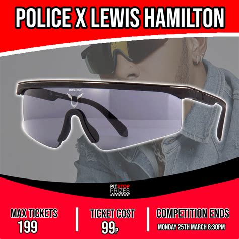 Police X Lewis Hamilton Sunglasses Pitstop Prizes