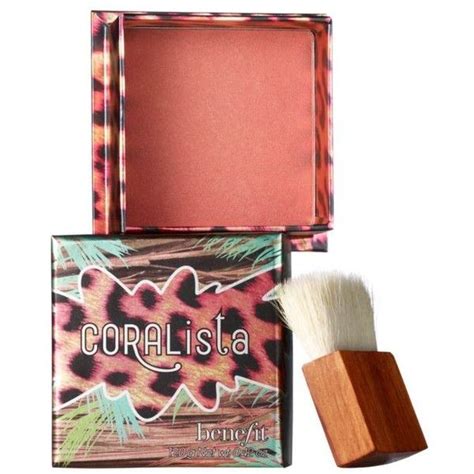 Benefit Cosmetics Coral Pink Coralista Box O Powder Blush Benefit