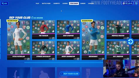 23 Big Football Clubs Licenced In Fortnite Scrap Skins For Man City Juventus And More