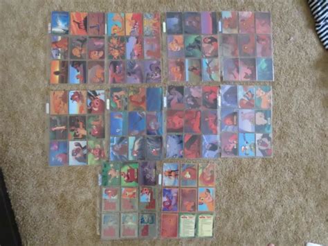 Complete Walt Disney Lion King Series Trading Cards Skybox Euc W