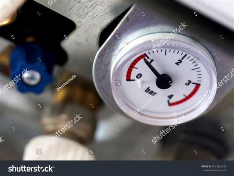 Close View White Water Pressure Gauge Stock Photo 1564825045 | Shutterstock