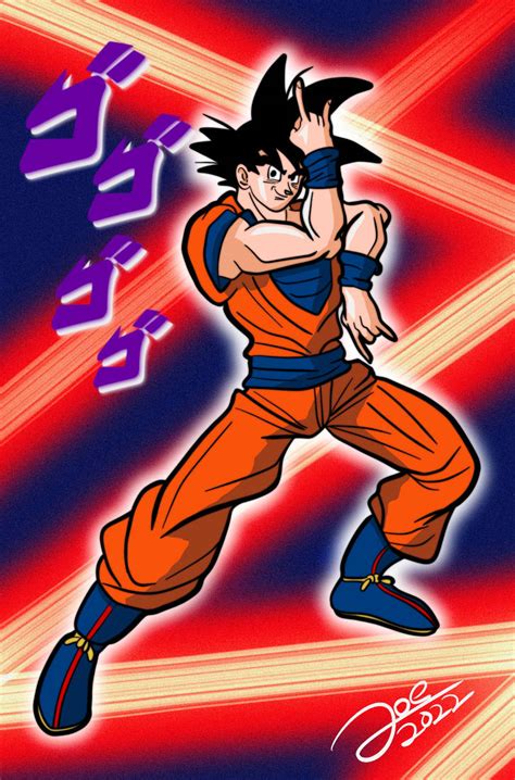 Goku Jojopose By Danteshinobi On Deviantart