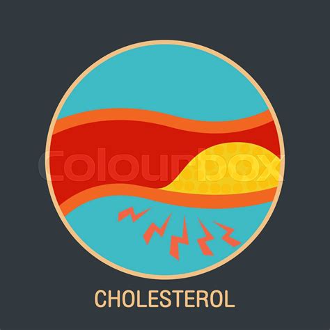 Cholesterol Logo Vector Stock Vector Colourbox