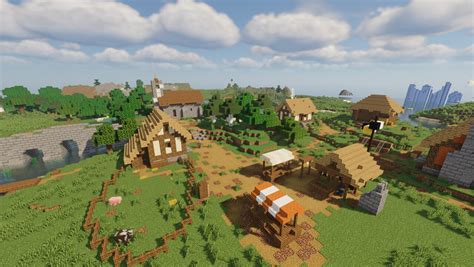 Small Medieval Village Minecraft Map