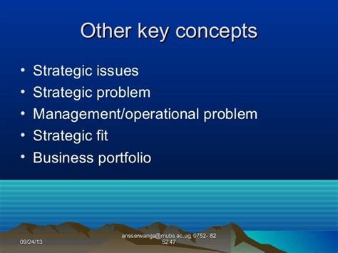 2 Key Concepts In Strategic Management