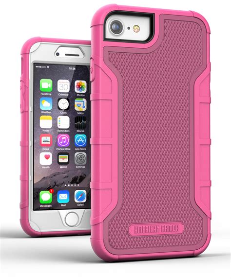 iPhone 8 American Armor Case Pink - Encased