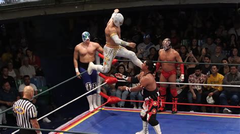 Cmll Ltimo Guerrero Gran Guerrero Y Stuka Jr Vs M Stico Atlantis