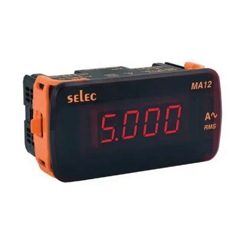 Single Phase 7 Segment Led Selec MA12 Digital Ammeter At Rs 450 Piece