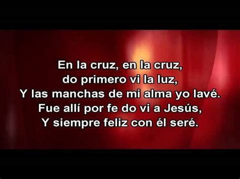 Himno En La Cruz En La Cruz Himno Con Letra Acordes Chordify