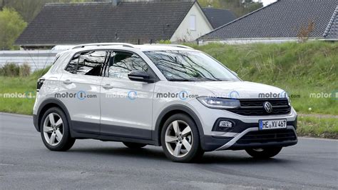 Volkswagen T Cross Facelift Primer Vistazo Sin Camuflaje