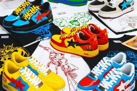 Where To Buy Marvel X Bape Sta Footwear Pack Price Release Date And