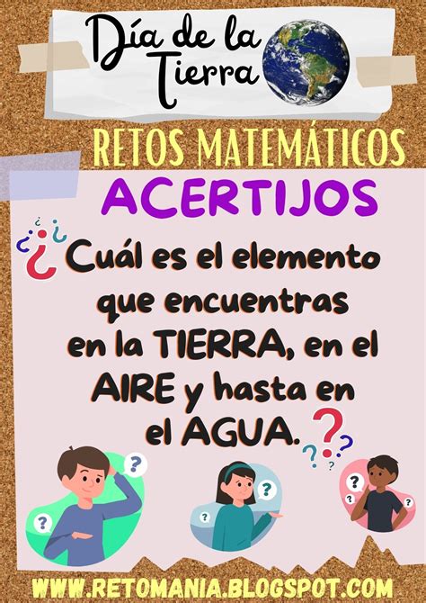 Acertijos D A De La Tierra Adivinanzas Sobre El Agua Tierra